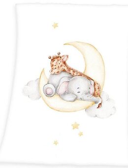 Babydecke Sleeping on the Moon, Baby Best, mit liebevollem Motiv