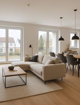 Stylisch wohnen, draußen entspannen - 2-Zimmerwohnung mit XL-Balkon - Olching