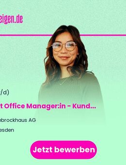 Front Office Manager:in - Kundenbetreuung im Vertrieb - Dresden