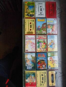 Conni Enid Blyton Fünf Freunde Hanni und Nanni Lady Lockenlicht Regina Regenbogen Heidi Alf Die Schnorchels Die Teufelskicker Mäxchen und die Umweltdetektive In einem Land vor unserer Zeit. 15 MC Kassetten zus. 10,- - Flensburg