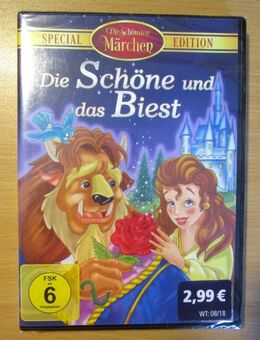 "Die Schöne und das Biest" Special Edition Märchen Zeichentrickfilm NEU - Naumburg (Saale) Janisroda