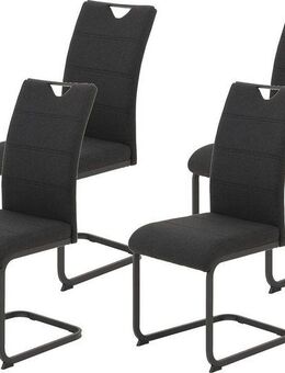 HELA Freischwinger MARS Esszimmerstuhl BESTSELLER (Set, 4 St), robuster Bezug, 120 Kg Belastbarkeit, 2er und 4er Set
