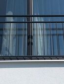 Französischer Balkon pulverbeschichtet RAL 7016 Feinstruktur in 94234