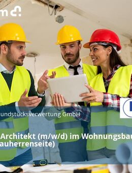 Leitender Architekt (m/w/d) im Wohnungsbau LPH 1-5 (Bauherrenseite) - München