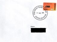 City Brief Bote: MiNr. 1 a, 15.02.2005, "CBB-Firmenlogo", Wert zu 0,44 EUR, Ganzstück (Umschlag), Tagesstempel (1) - Brandenburg (Havel)