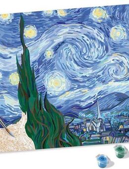 Ravensburger Malen nach Zahlen CreArt, ART Collection, Starry Night (Van Gogh), Made in Europe