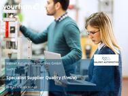 Specialist Supplier Quality (f/m/x) - Bad Friedrichshall