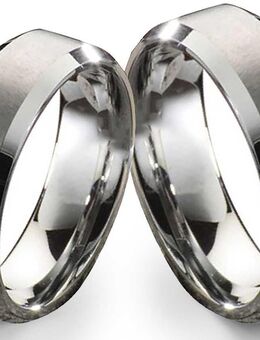 Partnerringe Wolframringe PW100 mit Zirkonia - Aholming