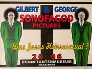 Gilbert & George Ausstellungs Plakat Bonnefanten Museum Maastrich - Köln