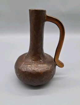 Horst Dalbeck massive Bronze Kanne Krug Vase Brutalist 21cm hoch 14cm breit - Essen