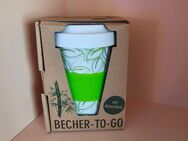 BecherToGo + Deckel und Hitzeschutz Originalverpackt grün Thermo - Berlin