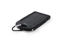 Schwarze USB Solarpowerbank - Radevormwald (Stadt auf der Höhe)