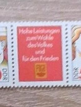Briefmarken DDR 1987 11.FDGB Kongress 3er Steifen postfrisch - Görlitz