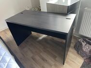 Schreibtisch, Holz, schwarz zu verschenken - Mannheim