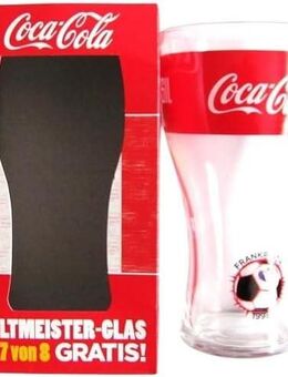 Coca Cola - Weltmeister Glas - Frankreich - zur WM 2014 - Doberschütz