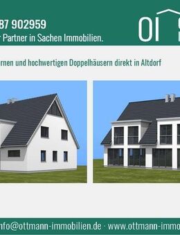 NEUBAU von modernen und hochwertigen Doppelhäusern direkt in Altdorf - Altdorf (Nürnberg)