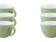 APS Cappuccinotasse 6er Set Cappuccino Tassen -SNUG-, Porzellan, für Heißgetränke aller Art geeignet