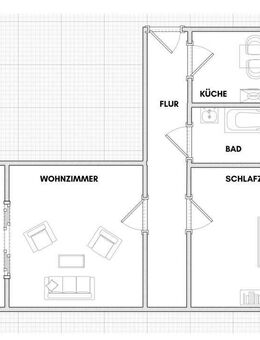 2 Zimmer Wohnung mit Wintergarten im vermieteten Zustand, - Berlin