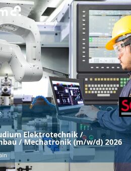 Duales Studium Elektrotechnik / Maschinenbau / Mechatronik (m/w/d) 2026 - Lohr (Main)