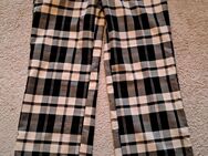 Karierte Hose mit weitem Bein 40-42 - Wildau