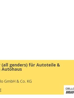 Mitarbeiter (all genders) für Autoteile & Zubehör im Autohaus - Schleswig