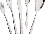Mulex Besteck-Set Long Beach (60-tlg), 12 Personen, Edelstahl 18/0, teilsatiniert