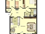 4 Zimmer-Wohnung mit Balkon in Minden. - Minden (Nordrhein-Westfalen)
