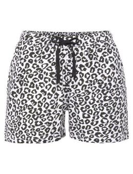 Vivance Dreams Pyjamashorts mit Schwarz-Weiß-Druck