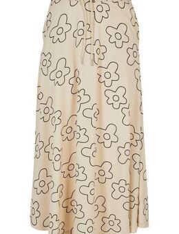 URBAN CLASSICS Jerseyrock Urban Classics Damen Ladies Viscose Midi Skirt (1-tlg)