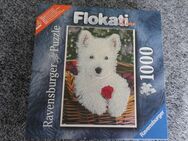 Ravensburger Puzzle " Flokati Line! 1000 Teile , Wuscheliger Hund , komplett - Köln