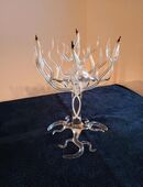 Petroleum Glas Lampe, Leuchter, Baum, 5 flammig in 16515