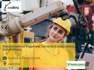 Maschinenbau-Ingenieur (m/w/d) Konstruktion und Entwicklung - Alpenrod