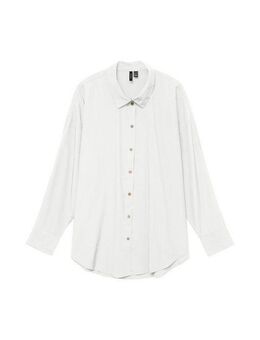 Vero Moda Langarmbluse VMNORA LS OVERSIZE SHIRT WVN GA NOOS
