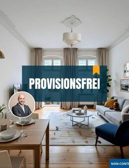 PROVISIONSFREI! 2-Zimmer-Altbau im 3. OG: Bezugsfrei mit Stuckdetails und sonnigem Balkon - Berlin