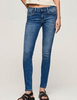 Pepe Jeans Skinny-fit-Jeans SOHO im 5-Pocket-Stil mit 1-Knopf Bund und Stretch-Anteil