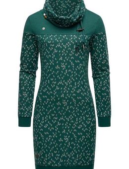 Ragwear Sweatkleid Chloe Dress stylisches Langarmkleid mit Ethnomuster