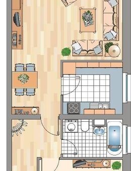 2-Zimmer-Wohnung in Bonn, nur mit Wohnberechtigungsschein anmietbar - Bonn