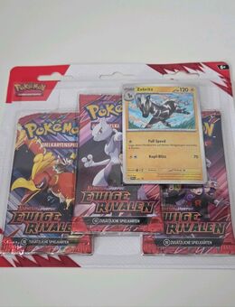 Pokémon Ewige Rivalen Zebritz 3 Pack Blister Geöffnet Mit Hits - Ahlen
