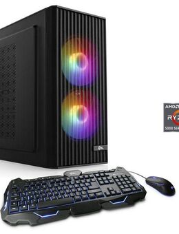 CSL Levita V28351 Gaming-PC (AMD Ryzen 5 5500, AMD Radeon RX 6600, 8 GB GDDR6, HDMI, DisplayPort, 16 GB RAM, 500 GB SSD, Luftkühlung)