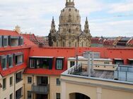 Exklusiver Dachtraum mit Blick zur Frauenkirche! Dachterrasse, Kamin, Lift bis in die Wohnung! - Dresden