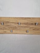 2x Garderobe NEU Wandgarderobe Wildeiche L600mm 5 Haken in 33397