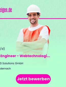 Test Engineer (m/w/d) - Webtechnologien - Andernach