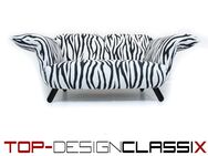 wie neu! Zebra Designer Sofa BILBO by G. Gualtierotti für Edra Italy, klappbare Arm- u. Rückenlehnen - Hamminkeln Zentrum