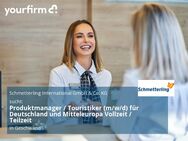 Produktmanager / Touristiker (m/w/d) für Deutschland und Mitteleuropa Vollzeit / Teilzeit - Obertrubach