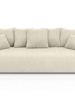 Home affaire Big-Sofa LAKESIDE 3-Sitzer Schlafsofa mit Bettkasten, Breite 256,5 cm, Liegefläche 168,5x195 cm, hoher Sitzkomfort, Maße B/T/H: 256/122/82cm