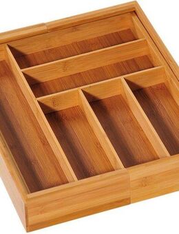 KESPER® Besteckkasten (1 St), ausziehbar, Bambus