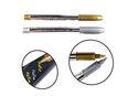 2 Stk. Goldfarbe Silberfarbe Chrom Stift Wasserfest 1,5mm Schrift Beschriftung 12,90€* in 78052