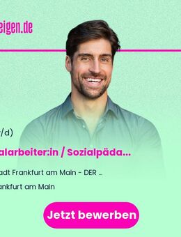 Sozialarbeiter:in / Sozialpädagogin:Sozialpädagoge (w/m/d) Inobhutnahme Höchst - Frankfurt (Main)