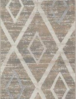 my home Läufer Otilie, rechteckig, Höhe: 11 mm, dichte Qualität, Woll-Look, Boho, mit Fransen und Rauten, Scandi