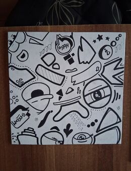 Graffiti Kunst/ Leinwand / canvas - Dahn Zentrum
